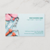 Reeks sportkenmerken visitekaartje (Achterkant)