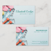 Reeks sportkenmerken visitekaartje (Voorkant / Achterkant)