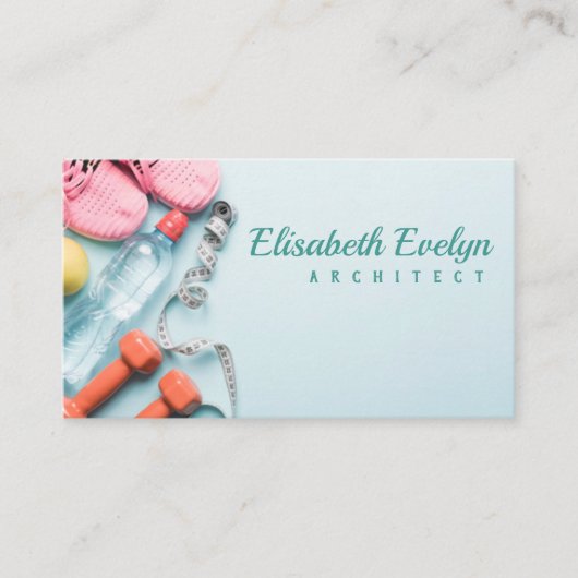 Reeks sportkenmerken visitekaartje (Voorkant)