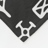 Reeks symbolen rune letters doopvont. Ancient occu Fleece Deken (Hoek)