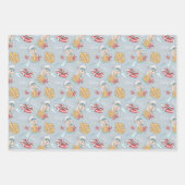 Reeks van 3 vellen parelpapier (Voorkant)