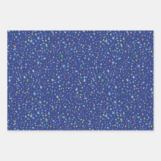 Reeks van drie papierbladen voor onmiddellijke ver inpakpapier vel (Voorkant)