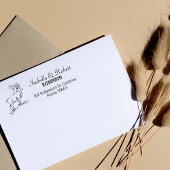 Reeks van het Adres van de Deer Rubberstempel