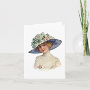 Reeks van Vintage Modeartikelen Notecard (5) Kaart