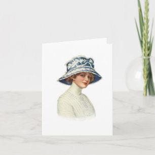 Reeks van Vintage Modeartikelen Notecard (7) Kaart