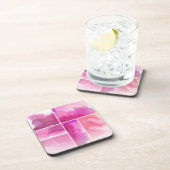 Reeks waterverf abstracte hand geschilderd 3 drankjes onderzetter (Rechterzijde)