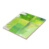 Reeks waterverf abstracte handbeschilderd tegeltje (Zijkant)