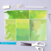 Reeks waterverf abstracte handbeschilderd tissuepapier (Craft)