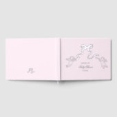 Réel Baby shower rose Foil Livre d'invité (Complet)