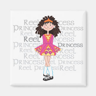 Reel Brunette Magnet Magneet