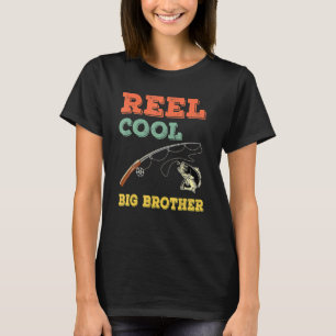 Reel Cool Big Brothers Ouder Brother Boys Vist T-shirt