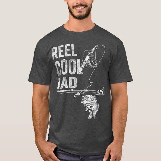 Reel Cool Dad Fish Vist Vaders Day Gift T-shirt (Voorkant)