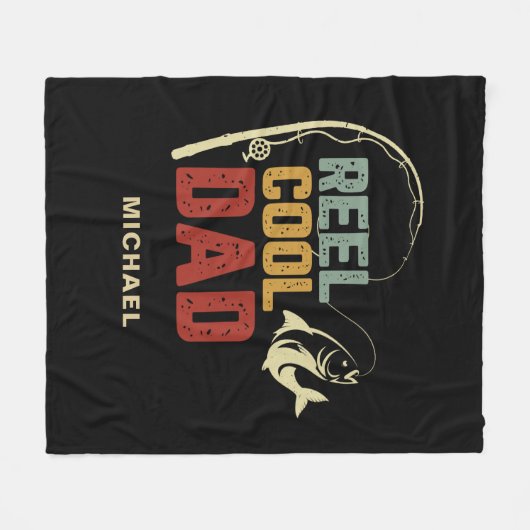 Reel Cool Dad Fleece Deken (Voorkant (Horizontaal))