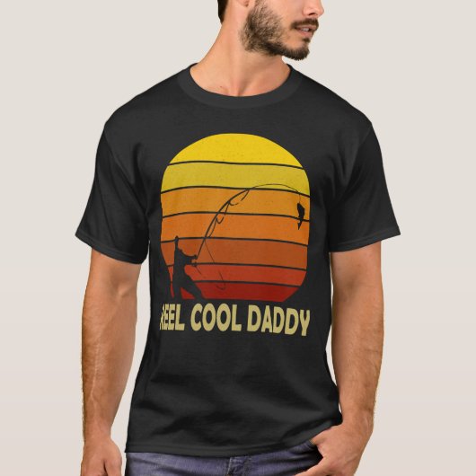 Reel Cool Dad Shirt Vist Vaderdag (Voorkant)