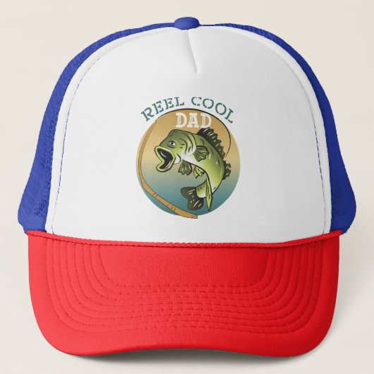 Reel Cool Dad Sign Trucker Pet (Voorkant)