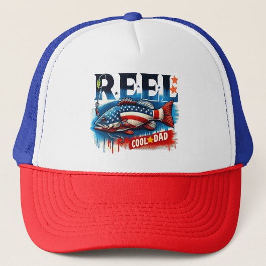 Reel Cool Dad Trucker Pet (Voorkant)