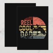 Reel Cool Dad Vissen Lover Kaart (Voorkant / Achterkant)
