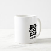 Reel Cool Dad Vist Grappig Vaders dag cadeau Koffiemok (Voorkant rechts)