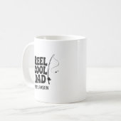 Reel Cool Dad Vist Grappig Vaders dag cadeau Koffiemok (Voorkant links)