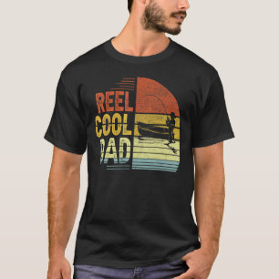 Reel Cool Dad Vist Retro Vaderdag T-shirt