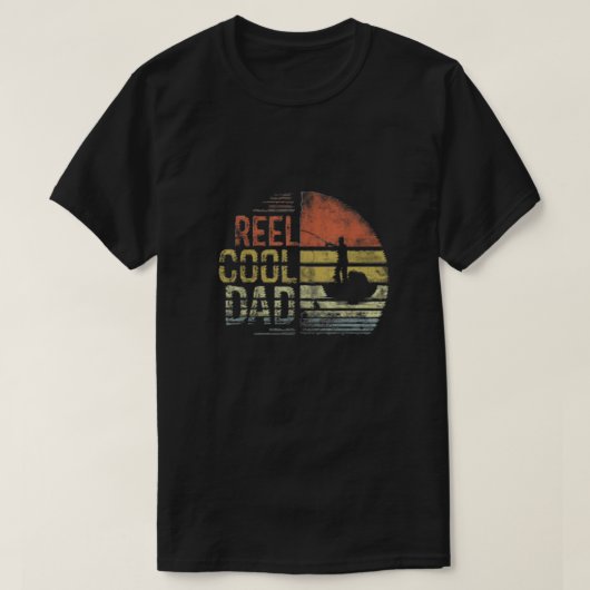 Reel Cool Dad Vist T-Shirt (Design voorkant)