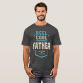 Reel Cool Father | Papa Gift T-shirt (Voorkant volledig)