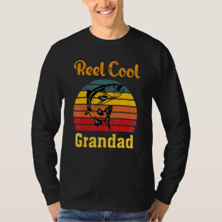 Reel Cool Granda Fisherman Daddy Father's Day Fish T-shirt