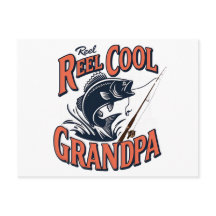 Reel Cool Grandpa Carte Postale - Fête des pères F