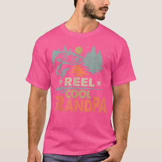Reel Cool Grandpa Vist Lover vader D T-shirt