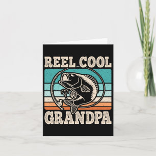 Reel Cool Opa Vist Grootvader Retro Vader Kaart