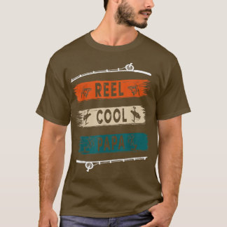 Reel Cool Papa Fisherman Funny Vist T-shirt
