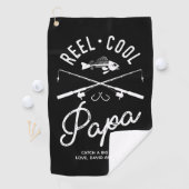 Reel Cool Papa Serviette de pêche personnalisée (En situation)
