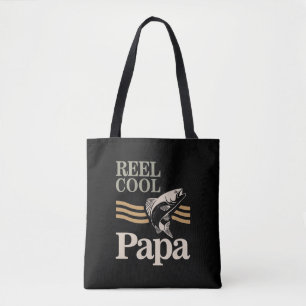 Reel Cool Papa - vader en grootvader Gifts Draagtas