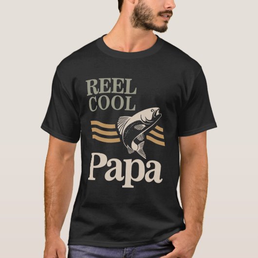 Reel Cool Papa - vader en grootvader Gifts T-shirt (Voorkant)