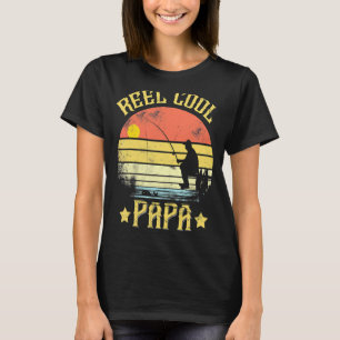 Reel Cool Papa Vist Vaderdag papa T-shirt