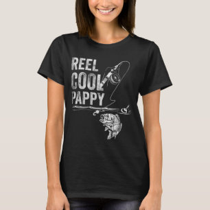 Reel Cool Pappy Fish Vist Vaderdag T-shirt