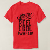 Reel Cool Paw Vist Gifts Grandpa Funny T-shirt (Design voorkant)