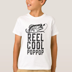Reel Cool Pop-Pop Vist Funny Grandpa Pop Gif T-shirt