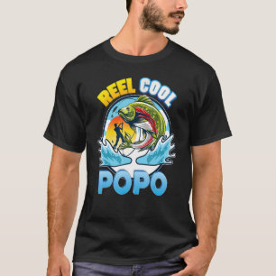 Reel Cool Popo Vist papa Papa papa T-shirt