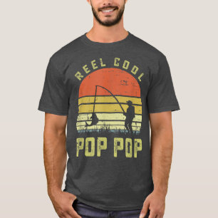 Reel Cool PopPop Vist Vaderdag voor papaver T-shirt