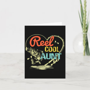 Reel Cool Tante Vist Moederdag Voor Vrouwen Kaart