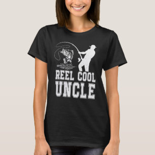 Reel Cool Uncle Fish Vist Vaderdag Papa T-shirt
