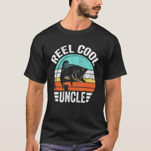 Reel Cool Uncle Mannen Vissen Uncle T-shirt