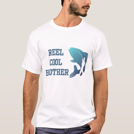 Reel coole broer t-shirt (Voorkant)