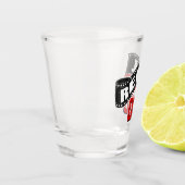 Reel Dead Shot Glass Shot Glas (Links)