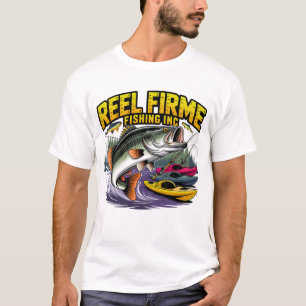 Reel Firme Fishing Inc Vintage Bass T-Shirt