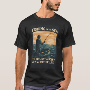 Reel Freedom - Vintage Patriottische Vissen T-shirt