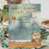 Reel Fun Fishing Late Night Diapers Panneau rustiq