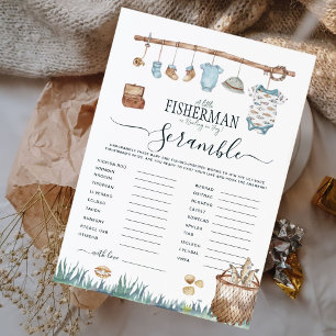 Reel Fun Gevist Baby shower Unscramble Word Game