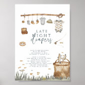 Reel Fun Gevist Late Night Luiers Baby Poster (Voorkant)